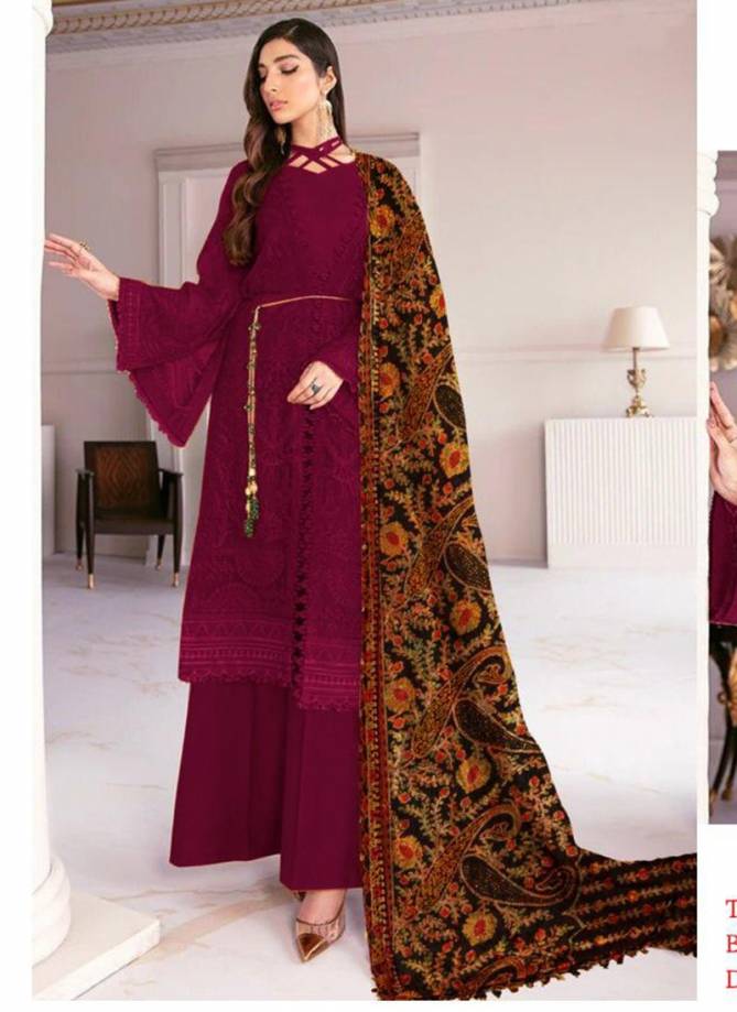 RAMSHA DILRUBA Georgette With Heavy Embroidery Festive Wear Pakistani Suit Salwar Suit Collection